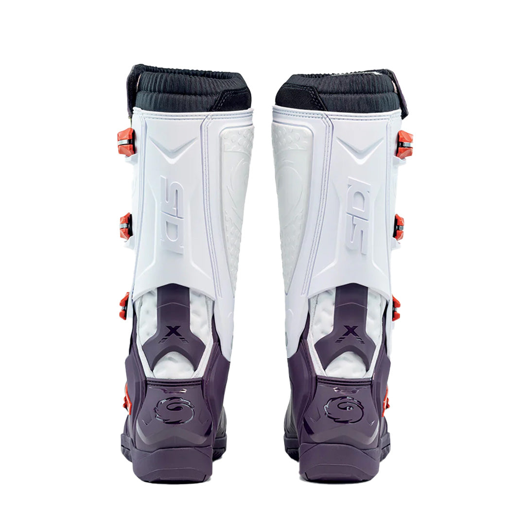 Sidi X-Power SC White & Wine Motorcycle Boots